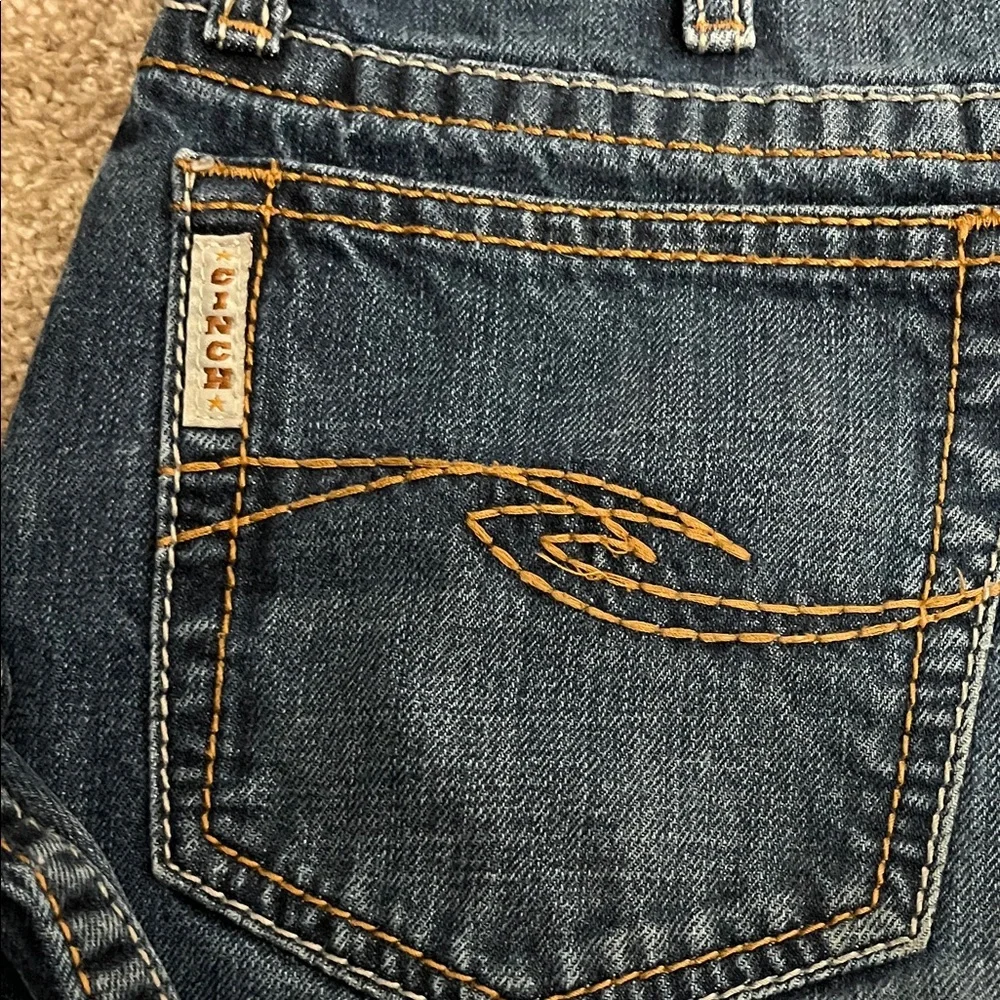 Cinch Men's Bootcut Jeans in Dark Blue Denim - Picture 7 of 13